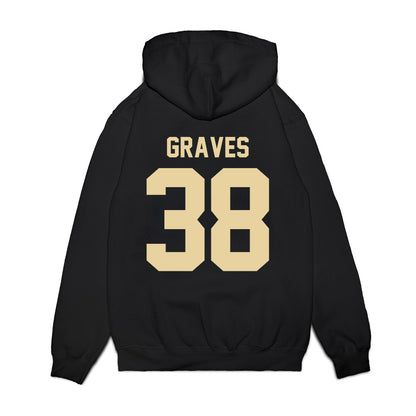 Boston College - NCAA Football : Will Graves - Vintage Helmet Premium Hooded Sweatshirt-1