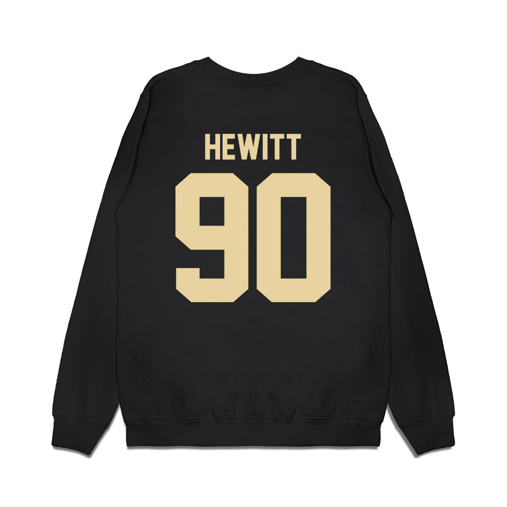 Boston College - NCAA Football : Jon Hewitt - Vintage Helmet Premium Crewneck Sweatshirt-1