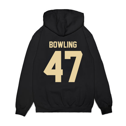 Boston College - NCAA Football : Caden Bowling - Vintage Helmet Premium Hooded Sweatshirt-1