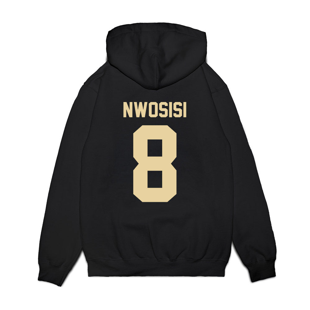 Boston College - NCAA Football : Onye Nwosisi - Vintage Helmet Premium Hooded Sweatshirt-1
