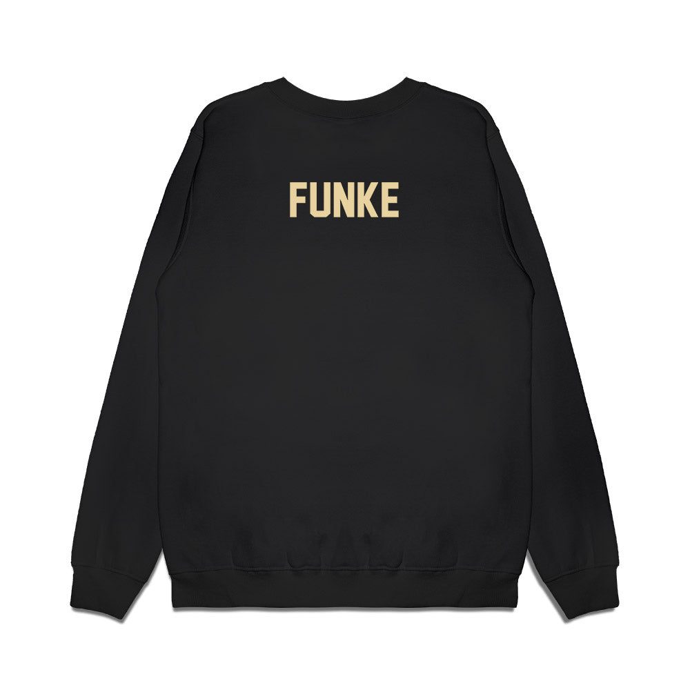 Boston College - NCAA Football : Dominic Funke - Vintage Helmet Premium Crewneck Sweatshirt-1