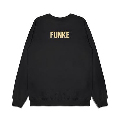 Boston College - NCAA Football : Dominic Funke - Vintage Helmet Premium Crewneck Sweatshirt-1