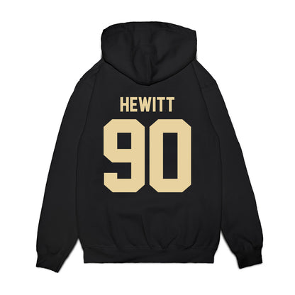 Boston College - NCAA Football : Jon Hewitt - Vintage Helmet Premium Hooded Sweatshirt-1