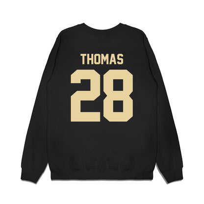 Boston College - NCAA Football : Zacari Thomas - Vintage Helmet Premium Crewneck Sweatshirt-1