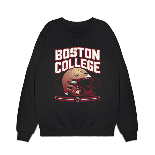 Boston College - NCAA Football : Steve Klein - Vintage Helmet Premium Crewneck Sweatshirt-0
