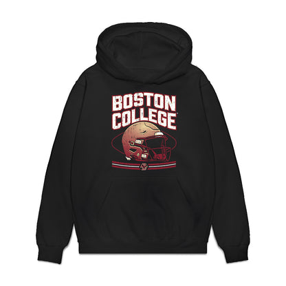 Boston College - NCAA Football : Anthony Coellner - Vintage Helmet Premium Hooded Sweatshirt-0