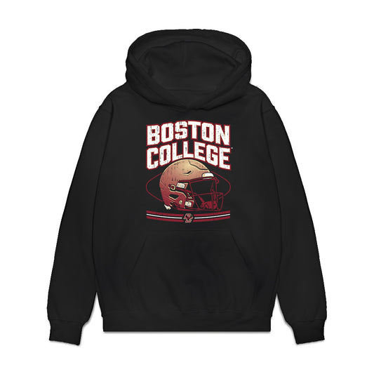 Boston College - NCAA Football : Steve Klein - Vintage Helmet Premium Hooded Sweatshirt-0
