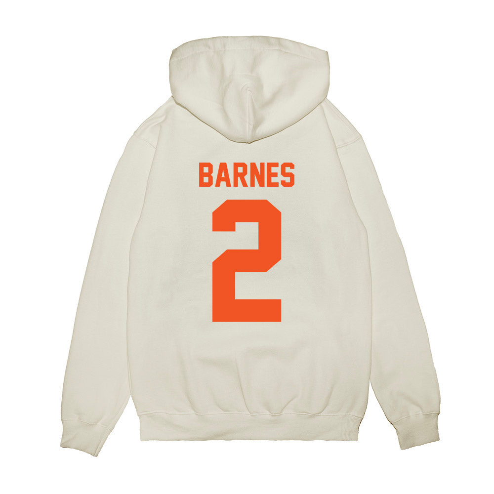 Oklahoma State - NCAA Football : Chris Barnes - Vintage Helmet Premium Hooded Sweatshirt-1