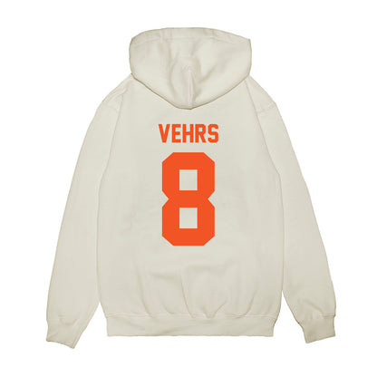Oklahoma State - NCAA Football : Brodie Vehrs - Vintage Helmet Premium Hooded Sweatshirt-1