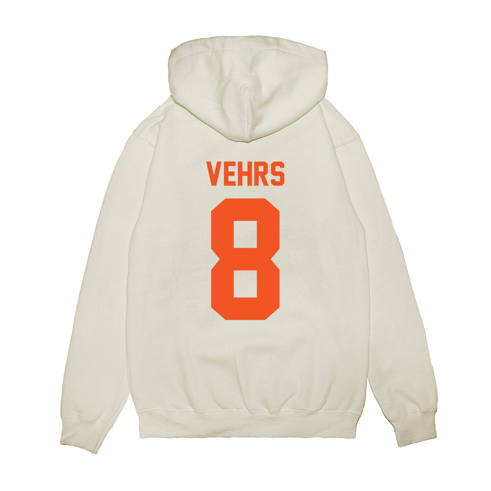 Oklahoma State - NCAA Football : Broderick Vehrs - Vintage Helmet Premium Hooded Sweatshirt-1