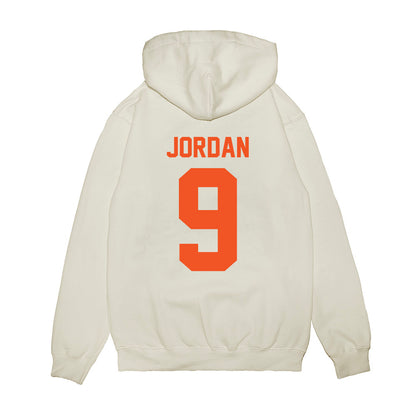 Oklahoma State - NCAA Football : Grant Jordan - Vintage Helmet Premium Hooded Sweatshirt-1