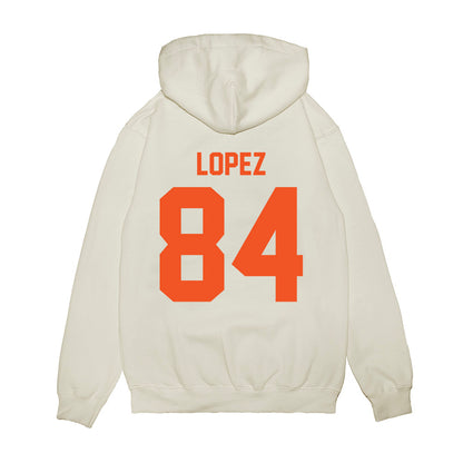 Oklahoma State - NCAA Football : Matrail Lopez - Vintage Helmet Premium Hooded Sweatshirt-1