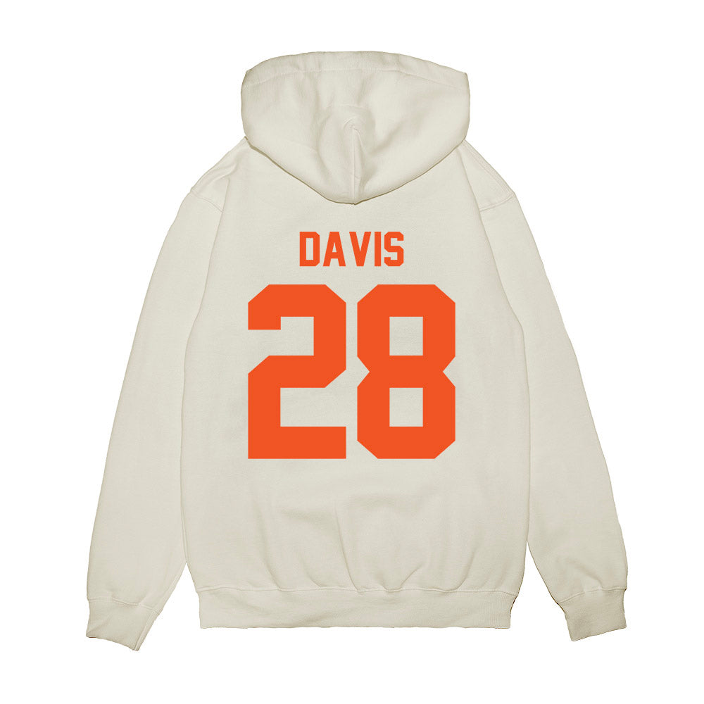 Oklahoma State - NCAA Football : Marrel Davis - Vintage Helmet Premium Hooded Sweatshirt-1