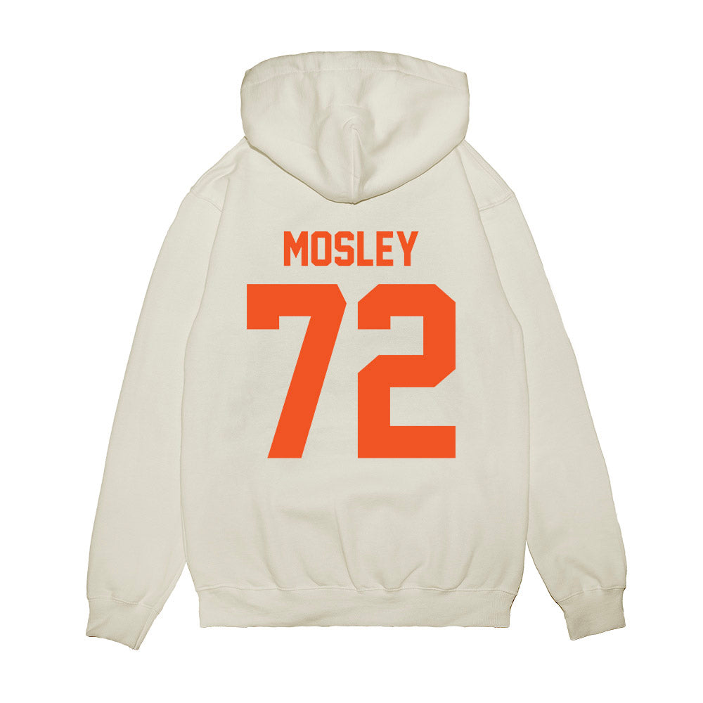 Oklahoma State - NCAA Football : ORyan Mosley - Vintage Helmet Premium Hooded Sweatshirt-1