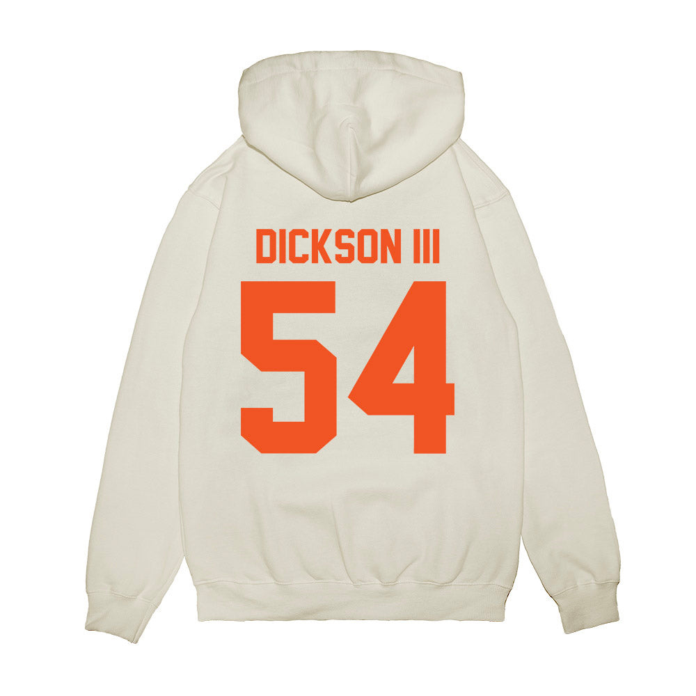 Oklahoma State - NCAA Football : Johnny Dickson III - Vintage Helmet Premium Hooded Sweatshirt-1