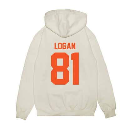 Oklahoma State - NCAA Football : Luke Logan - Vintage Helmet Premium Hooded Sweatshirt-1