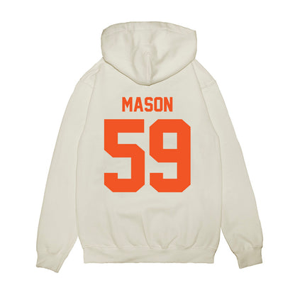 Oklahoma State - NCAA Football : Xavier Mason - Vintage Helmet Premium Hooded Sweatshirt-1