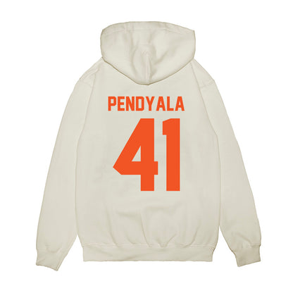 Oklahoma State - NCAA Football : Gabe Pendyala - Vintage Helmet Premium Hooded Sweatshirt-1