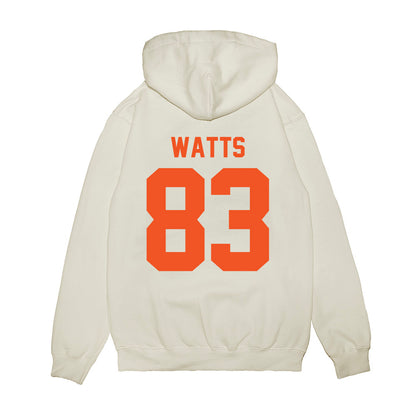 Oklahoma State - NCAA Football : Ty Watts - Vintage Helmet Premium Hooded Sweatshirt-1