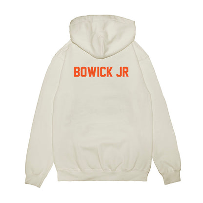 Oklahoma State - NCAA Football : Justin Bowick Jr - Vintage Helmet Premium Hooded Sweatshirt-1