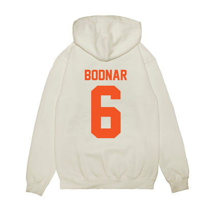 Oklahoma State - NCAA Football : Christian Bodnar - Vintage Helmet Premium Hooded Sweatshirt-1