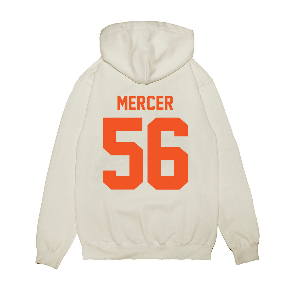 Oklahoma State - NCAA Football : Tyler Mercer - Vintage Helmet Premium Hooded Sweatshirt-1