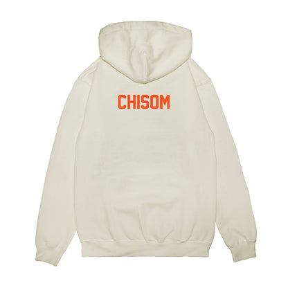 Oklahoma State - NCAA Football : Isaiah Chisom - Vintage Helmet Premium Hooded Sweatshirt-1