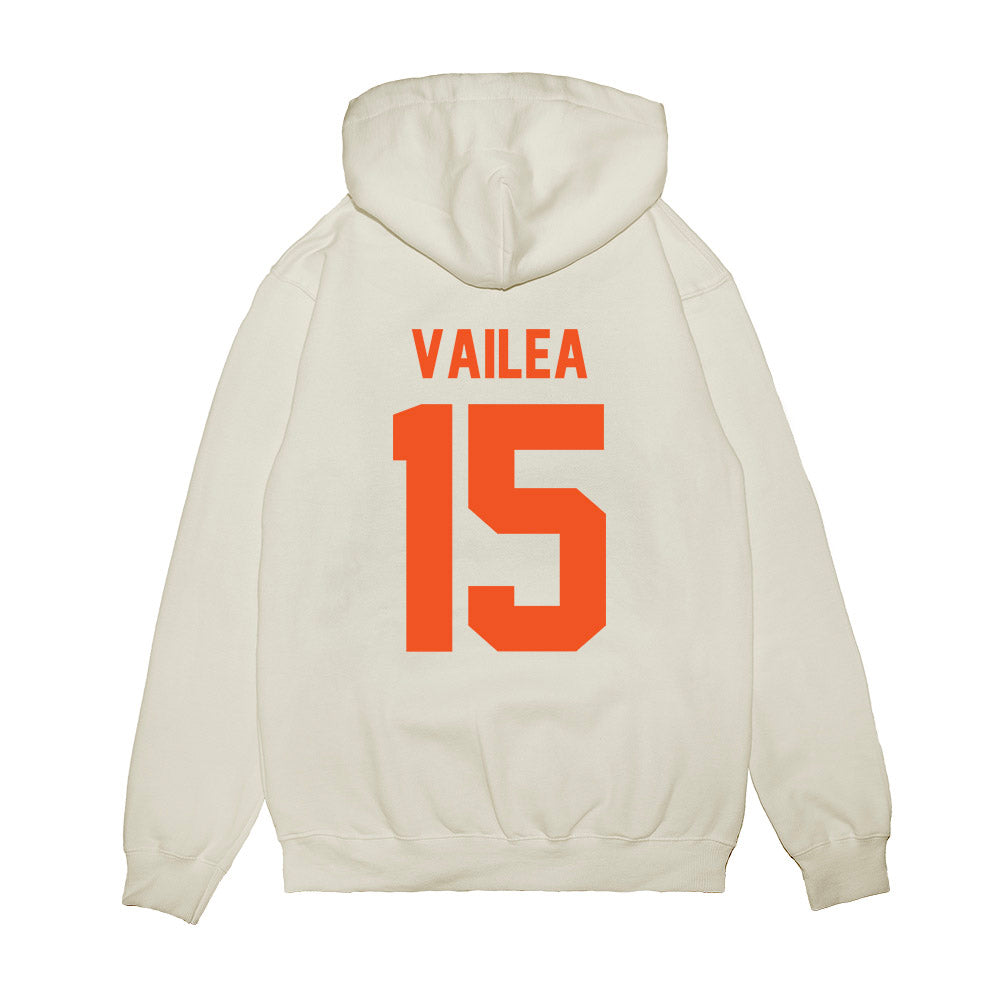 Oklahoma State - NCAA Football : Fatafehi Vailea - Vintage Helmet Premium Hooded Sweatshirt-1