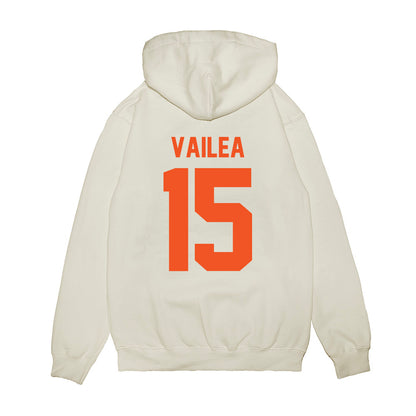 Oklahoma State - NCAA Football : Fatafehi Vailea - Vintage Helmet Premium Hooded Sweatshirt-1