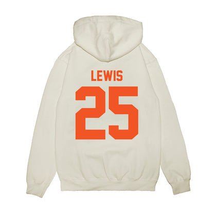 Oklahoma State - NCAA Football : Kollin Lewis - Vintage Helmet Premium Hooded Sweatshirt-1