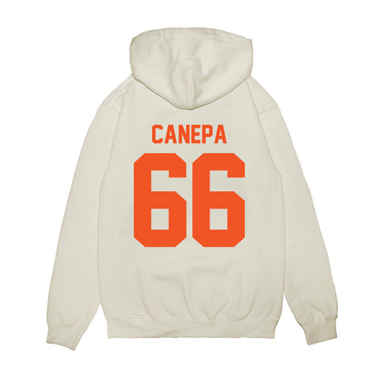 Oklahoma State - NCAA Football : Louie Canepa - Vintage Helmet Premium Hooded Sweatshirt-1