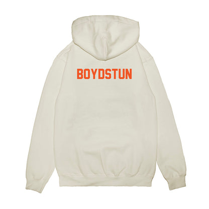 Oklahoma State - NCAA Football : Bodie Boydstun - Vintage Helmet Premium Hooded Sweatshirt-1