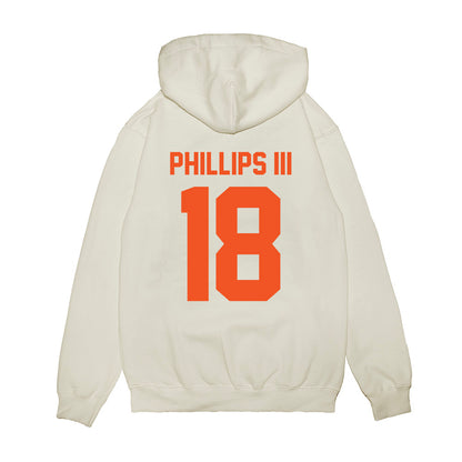 Oklahoma State - NCAA Football : Mose Phillips III - Vintage Helmet Premium Hooded Sweatshirt-1