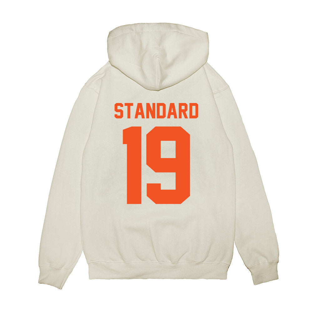 Oklahoma State - NCAA Football : Dayvon Standard - Vintage Helmet Premium Hooded Sweatshirt-1