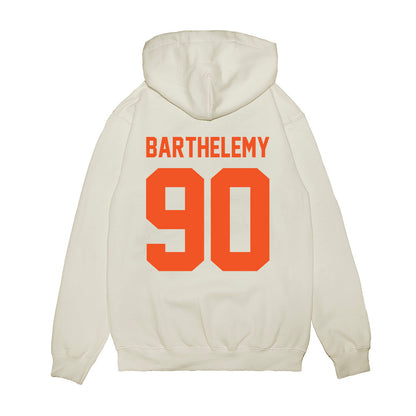 Oklahoma State - NCAA Football : Savion Barthelemy - Vintage Helmet Premium Hooded Sweatshirt-1
