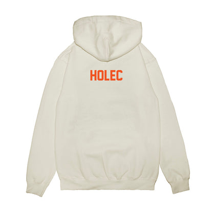 Oklahoma State - NCAA Football : Kai Holec - Vintage Helmet Premium Hooded Sweatshirt-1