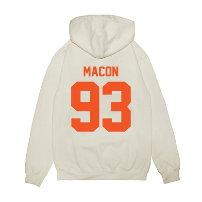 Oklahoma State - NCAA Football : Dominic Macon - Vintage Helmet Premium Hooded Sweatshirt-1