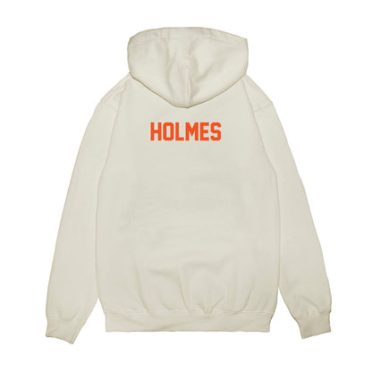 Oklahoma State - NCAA Football : Vincent Holmes - Vintage Helmet Premium Hooded Sweatshirt-1