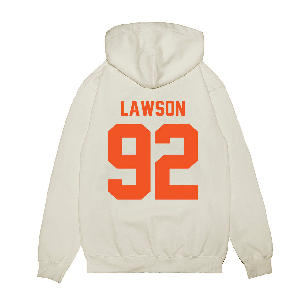 Oklahoma State - NCAA Football : Jerry Lawson - Vintage Helmet Premium Hooded Sweatshirt-1