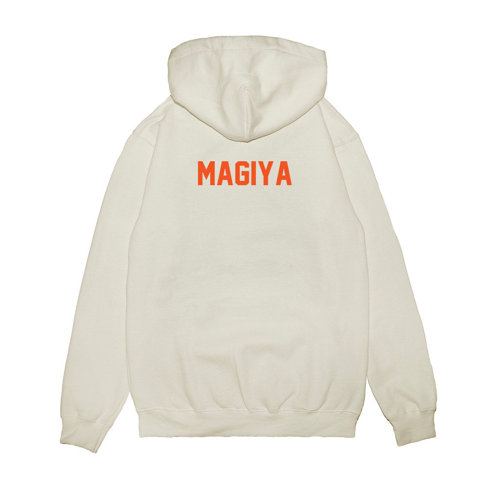 Oklahoma State - NCAA Football : Desmond Magiya - Vintage Helmet Premium Hooded Sweatshirt-1