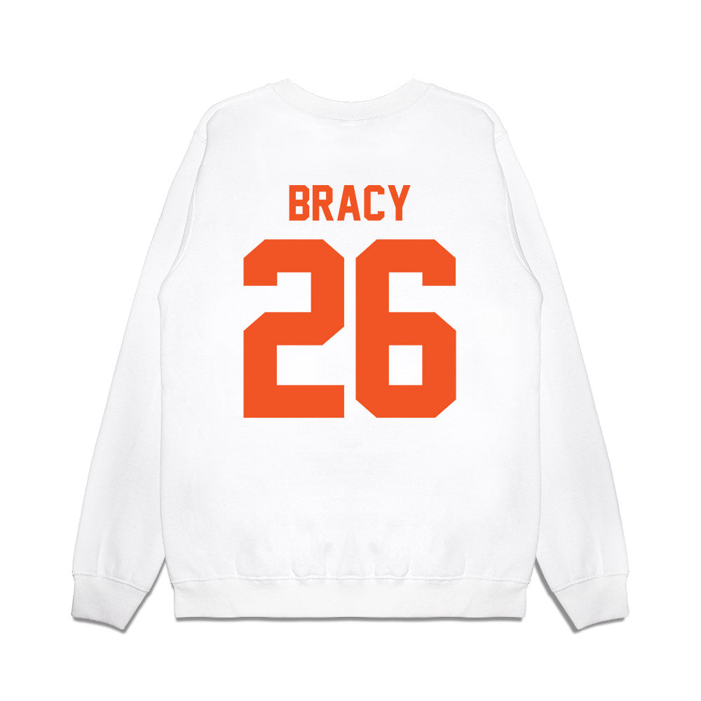 Oklahoma State - NCAA Football : Maliek Bracy - Vintage Helmet Premium Crewneck Sweatshirt-1