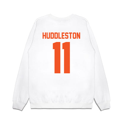 Oklahoma State - NCAA Football : Keviyan Huddleston - Vintage Helmet Premium Crewneck Sweatshirt-1