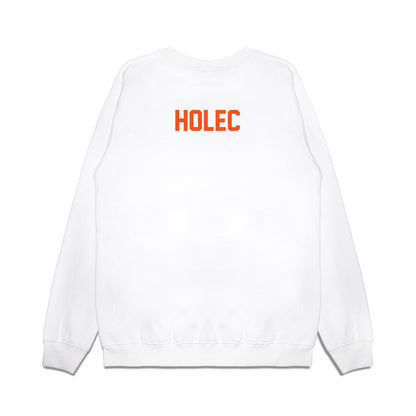 Oklahoma State - NCAA Football : Kai Holec - Vintage Helmet Premium Crewneck Sweatshirt-1