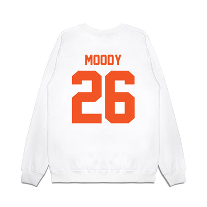 Oklahoma State - NCAA Football : Dennis Moody - Vintage Helmet Premium Crewneck Sweatshirt-1
