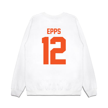 Oklahoma State - NCAA Football : Cameron Epps - Vintage Helmet Premium Crewneck Sweatshirt-1
