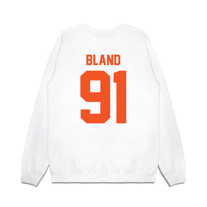 Oklahoma State - NCAA Football : Landon Bland - Vintage Helmet Premium Crewneck Sweatshirt-1
