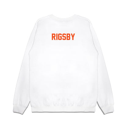 Oklahoma State - NCAA Football : Braylon Rigsby - Vintage Helmet Premium Crewneck Sweatshirt-1