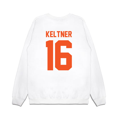 Oklahoma State - NCAA Football : Sam Keltner - Vintage Helmet Premium Crewneck Sweatshirt-1