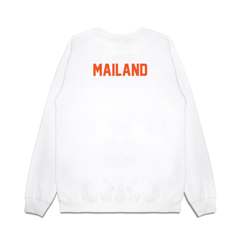 Oklahoma State - NCAA Football : Cooper Mailand - Vintage Helmet Premium Crewneck Sweatshirt-1