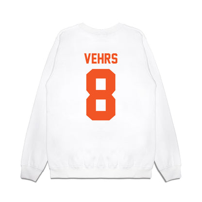 Oklahoma State - NCAA Football : Broderick Vehrs - Vintage Helmet Premium Crewneck Sweatshirt-1